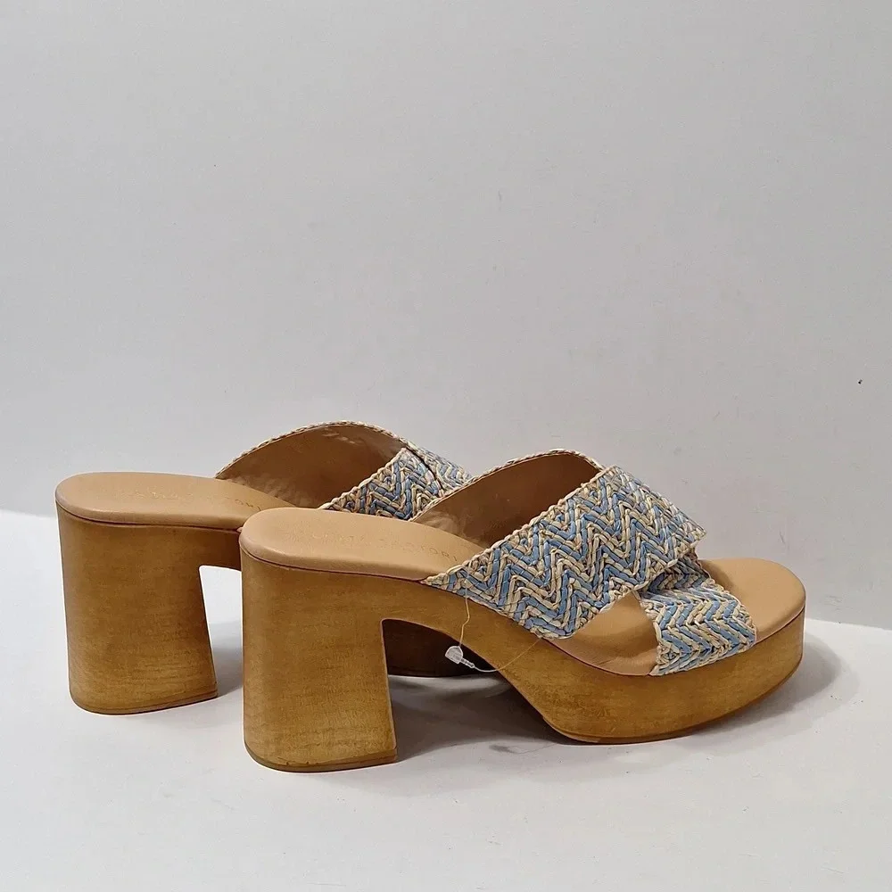 Ilaria Sartori NEW Made In Italy Bohemian Platform Heel Y2K Inspired Clogs 9.5